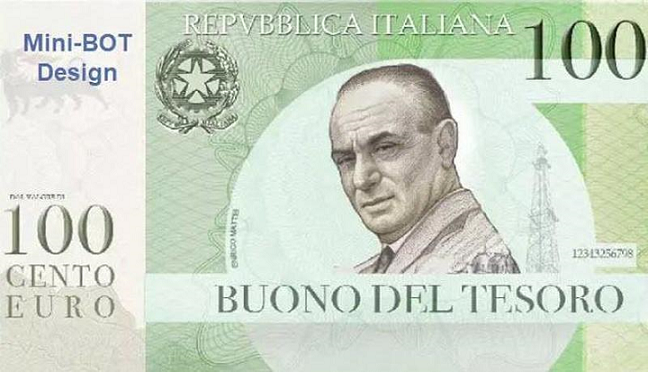 Запознајте се со Мини-Бот, Паралелната Валута со која Италија ќе се Спаси а ќе ја Растури Еврозоната и ЕУ!