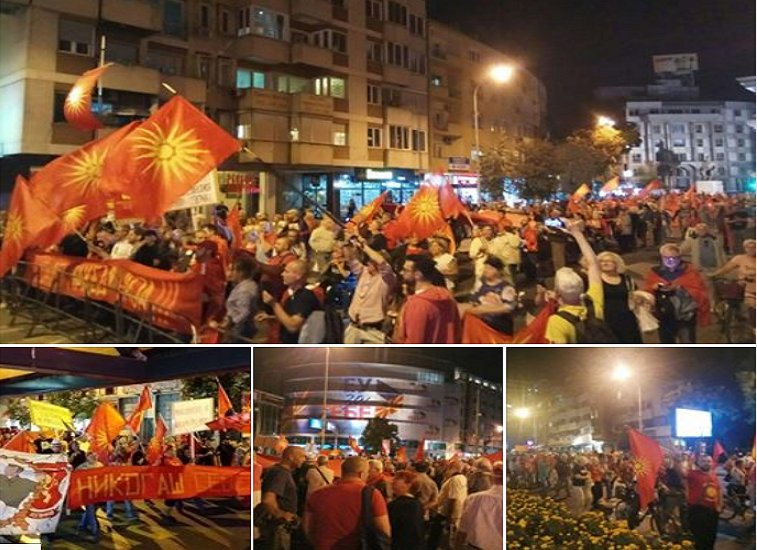 Macedonians March Demanding Implementation of People’s Referendum Will – No to Name Change, NATO, EU!